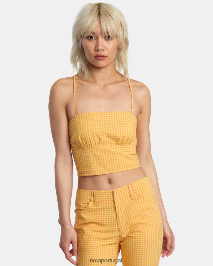 roupas RVCA mulheres regata brilhante Lilikoi N00F2H1382