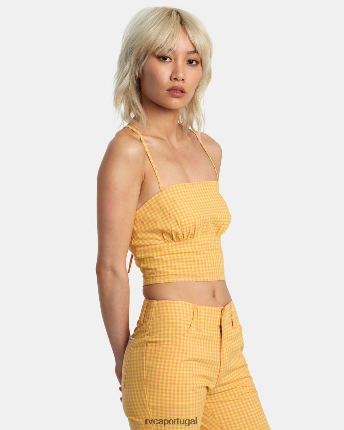 roupas RVCA mulheres regata brilhante Lilikoi N00F2H1382