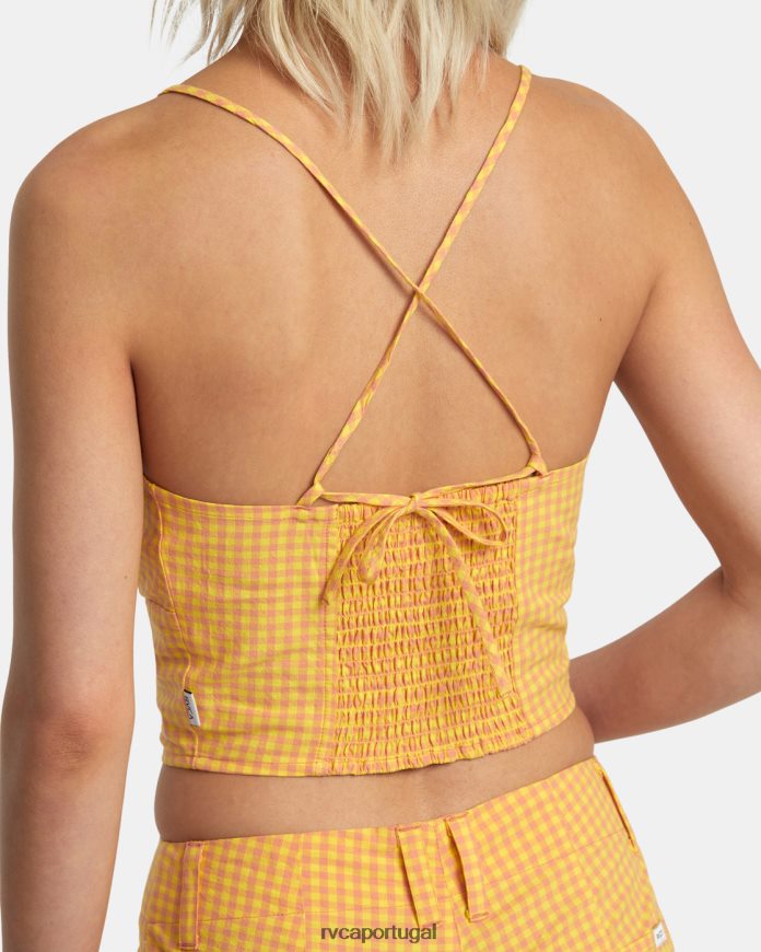 roupas RVCA mulheres regata brilhante Lilikoi N00F2H1382