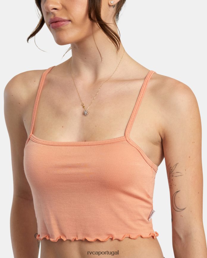 roupas RVCA mulheres toda aquela regata Lilikoi N00F2H1427