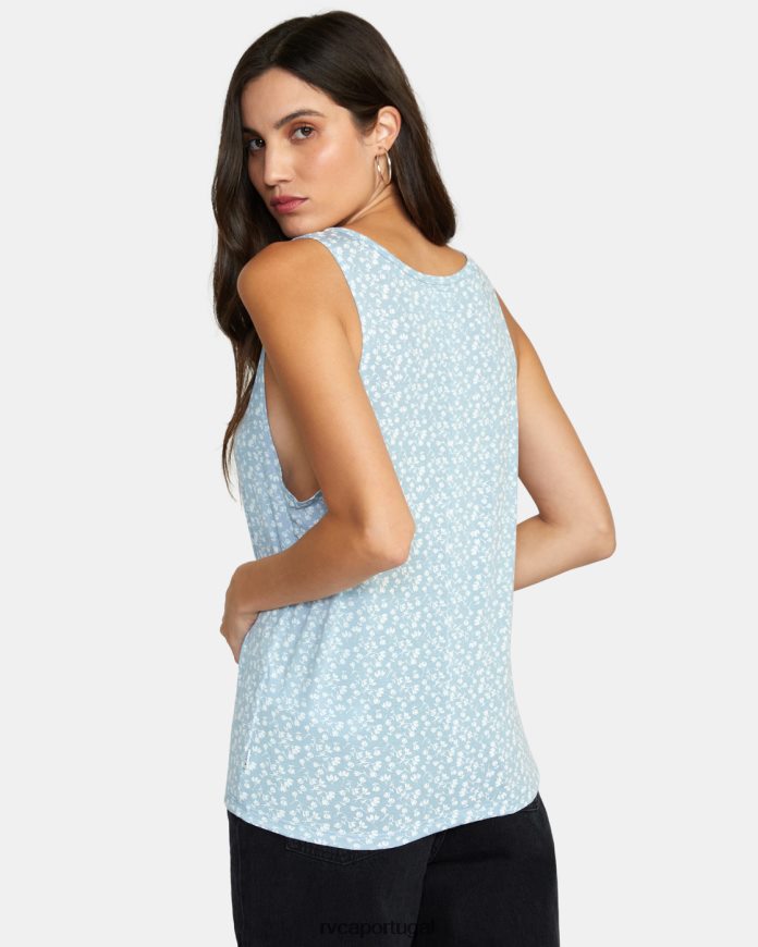 roupas RVCA mulheres top cunhado passarela N00F2H1656