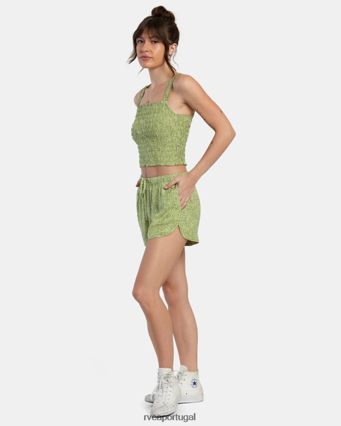 roupas RVCA mulheres top de terraço samambaia N00F2H1346