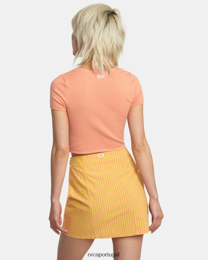 roupas RVCA mulheres cardigã dolly Lilikoi N00F2H1425