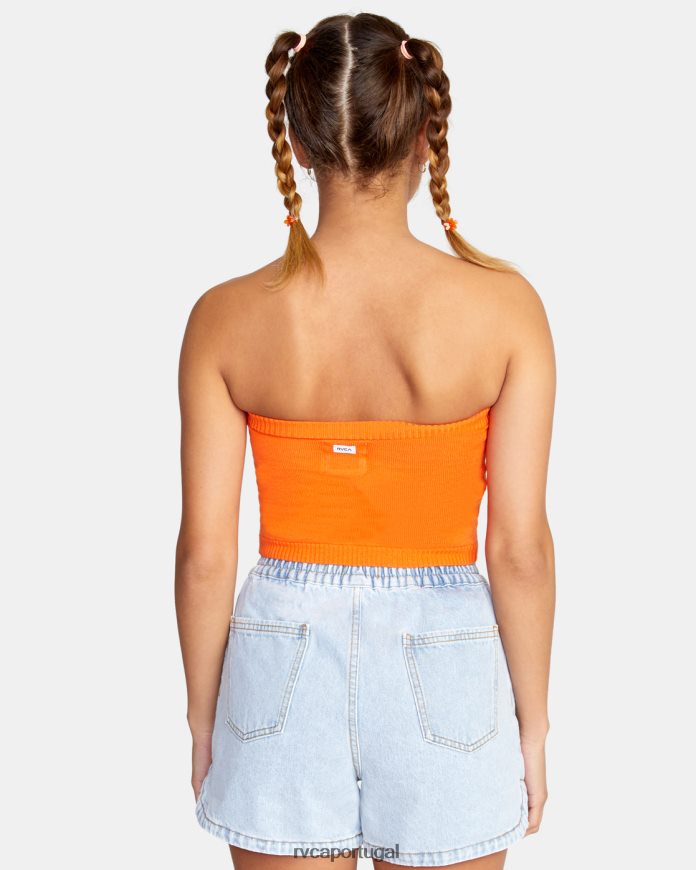 roupas RVCA mulheres motivos tubo top mandarim N00F2H1483