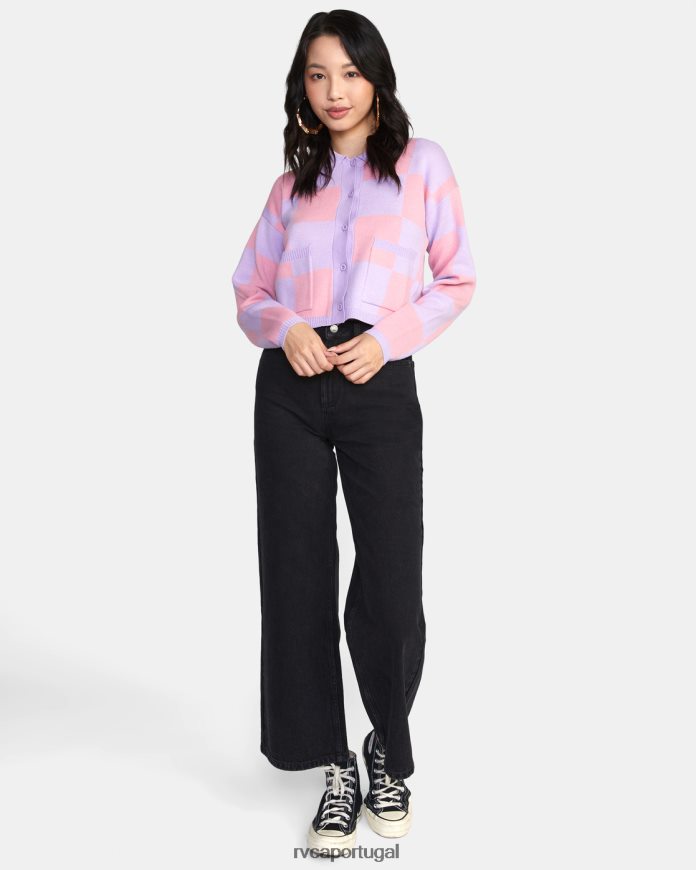 roupas RVCA mulheres suéter brady lavanda N00F2H1597