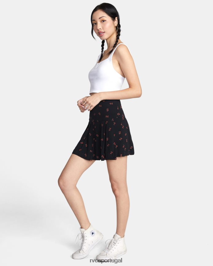 roupas RVCA mulheres regata cropped prazerosa sussurrar branco N00F2H1484