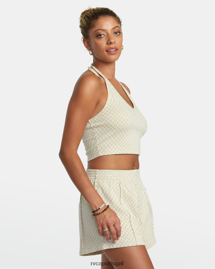 roupas RVCA mulheres top halter do nascer do sol nuvem N00F2H1165
