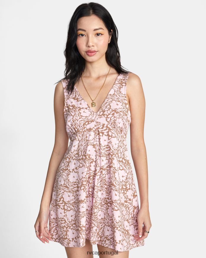 roupas RVCA mulheres macacão evasivo madeira N00F2H1271