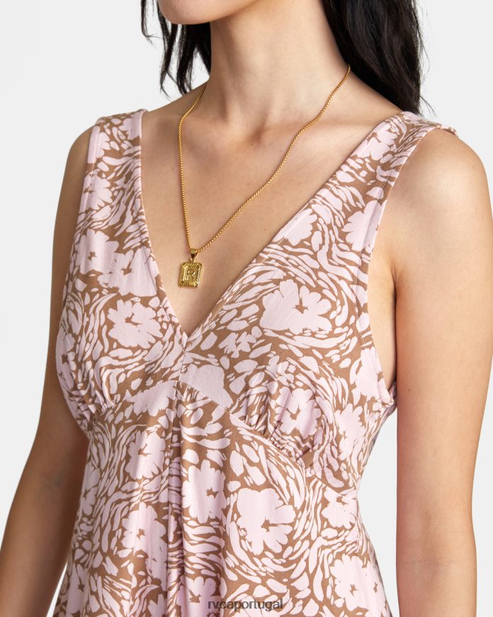 roupas RVCA mulheres macacão evasivo madeira N00F2H1271