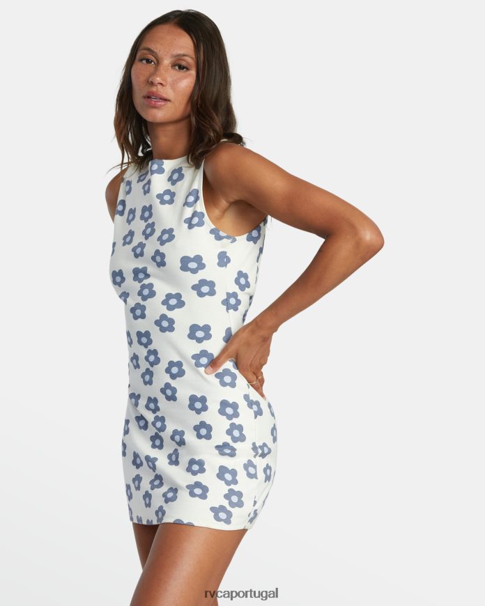 roupas RVCA mulheres mini vestido gogo natural N00F2H1458