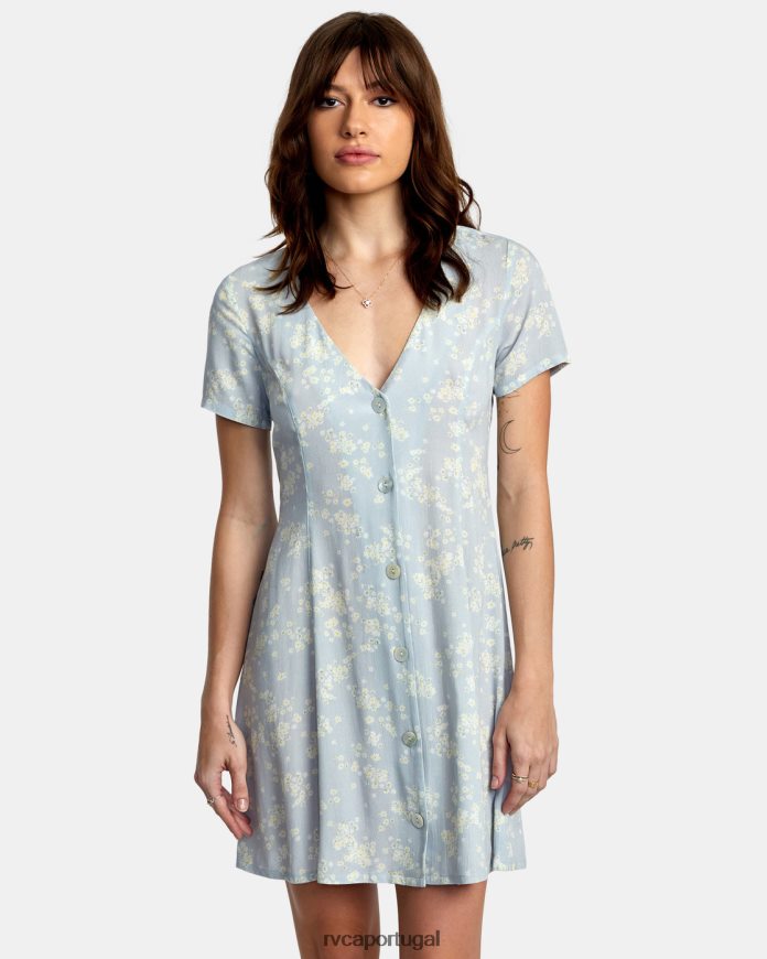 roupas RVCA mulheres minivestido discreto costa N00F2H1357