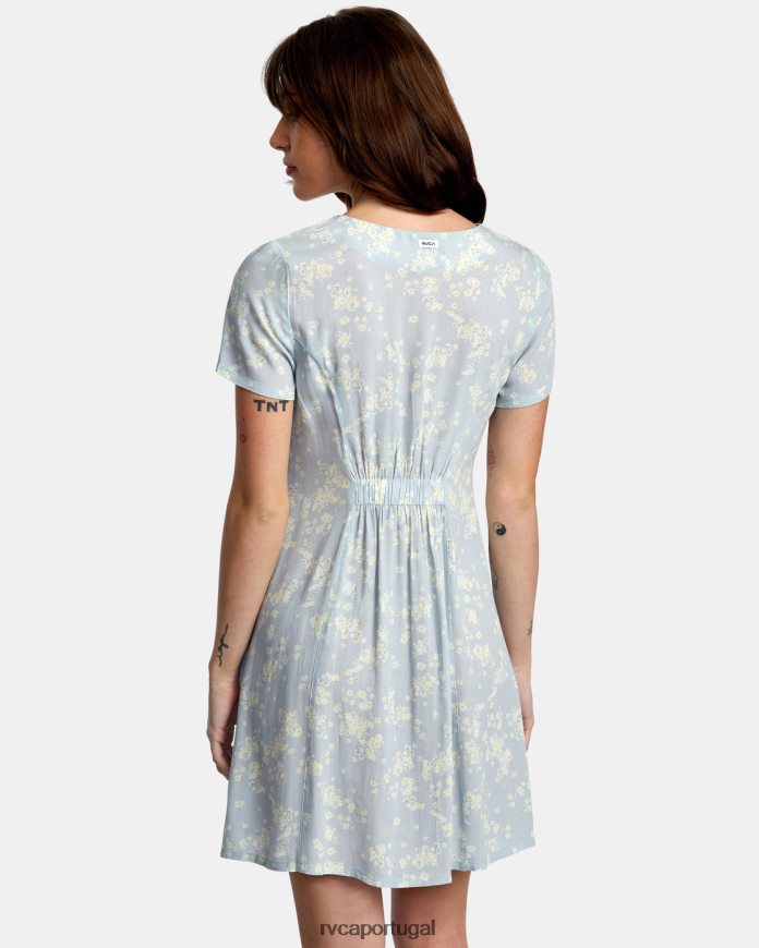 roupas RVCA mulheres minivestido discreto costa N00F2H1357