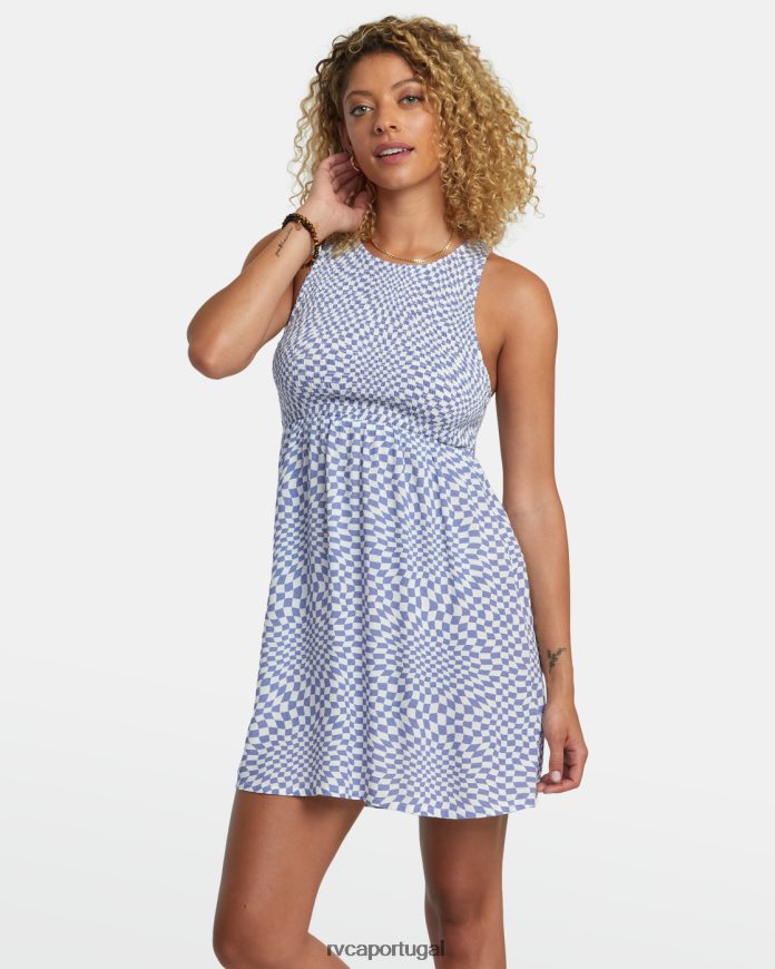 roupas RVCA mulheres minivestido gatilho costa N00F2H1131
