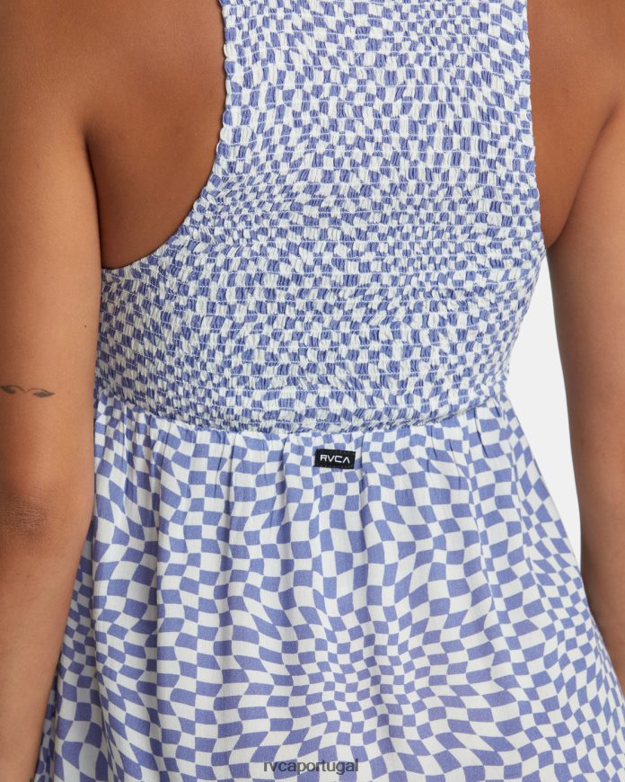 roupas RVCA mulheres minivestido gatilho costa N00F2H1131