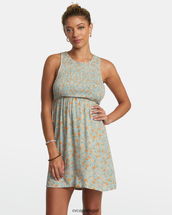 roupas RVCA mulheres minivestido gatilho xisto N00F2H1169