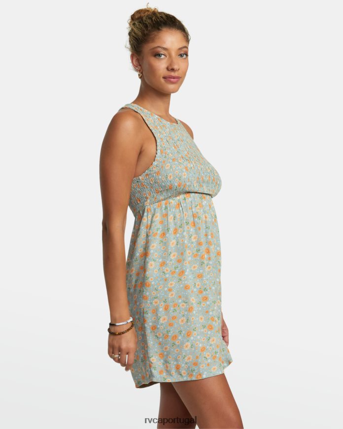 roupas RVCA mulheres minivestido gatilho xisto N00F2H1169