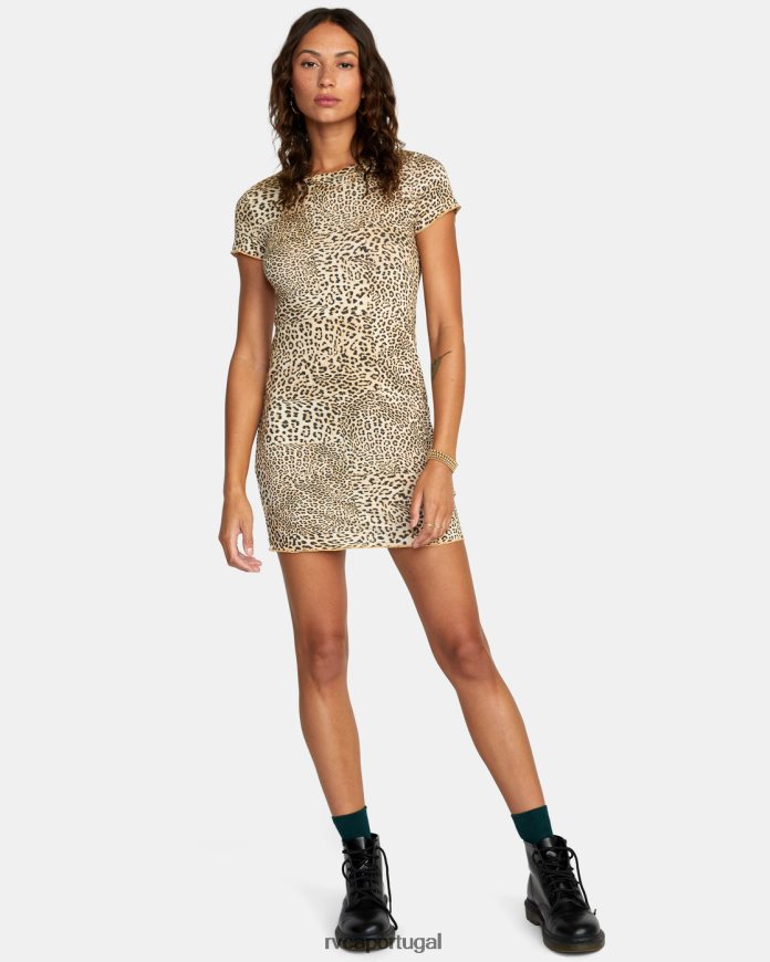 roupas RVCA mulheres vestido camiseta rover multi N00F2H1594