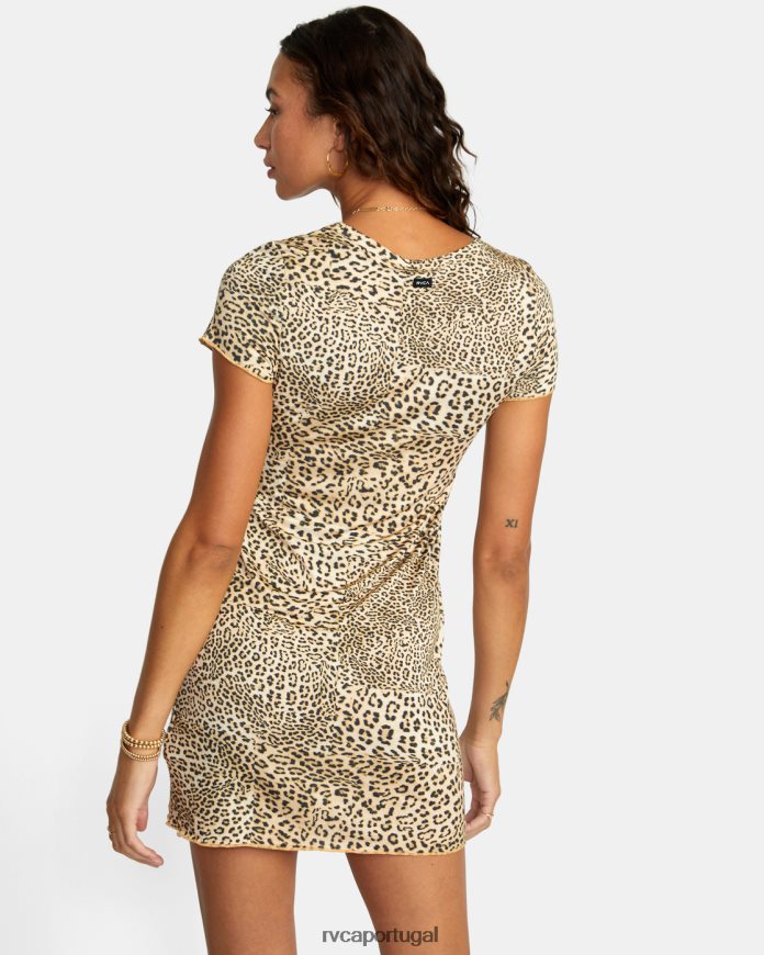 roupas RVCA mulheres vestido camiseta rover multi N00F2H1594