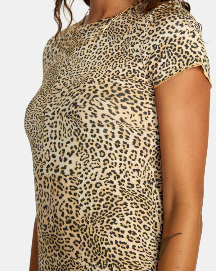 roupas RVCA mulheres vestido camiseta rover multi N00F2H1594