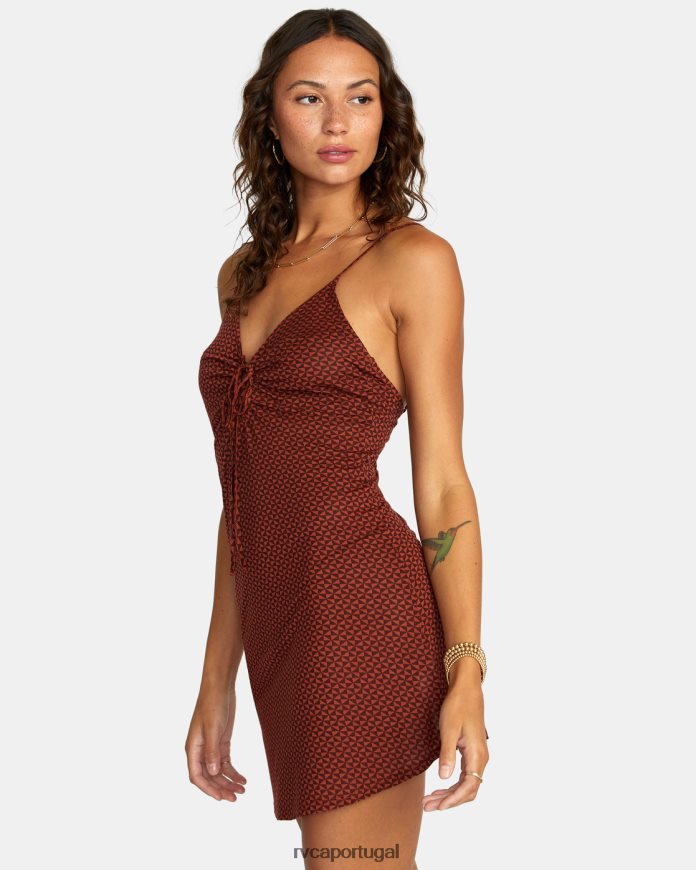 roupas RVCA mulheres vestido de arremesso expresso N00F2H1700