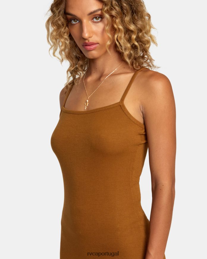 roupas RVCA mulheres vestido midi midi Siena N00F2H1198