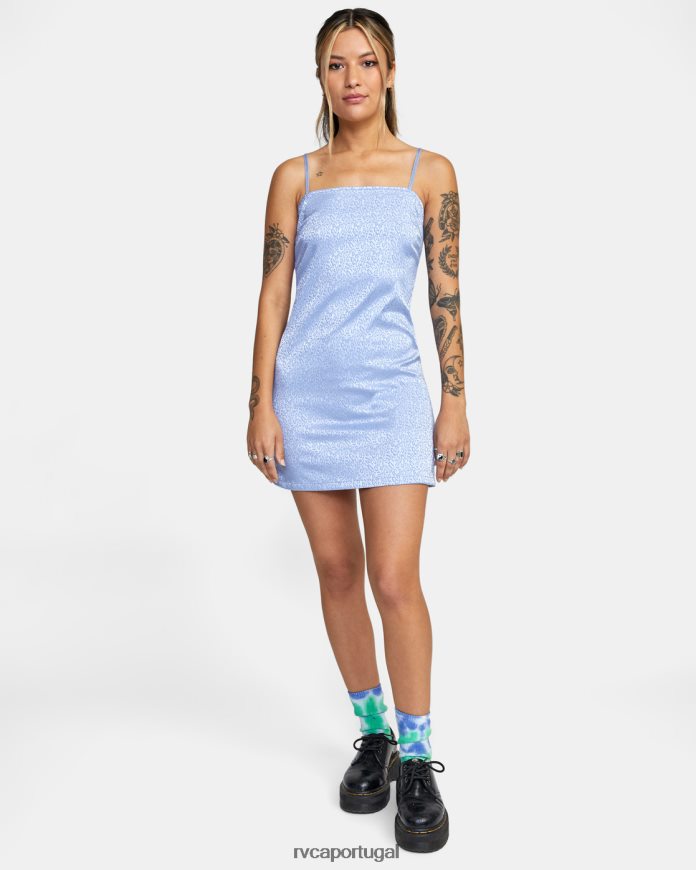 roupas RVCA mulheres vestido tanque explorador cinza roxo N00F2H1560