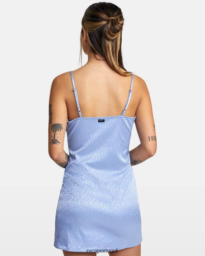 roupas RVCA mulheres vestido tanque explorador cinza roxo N00F2H1560