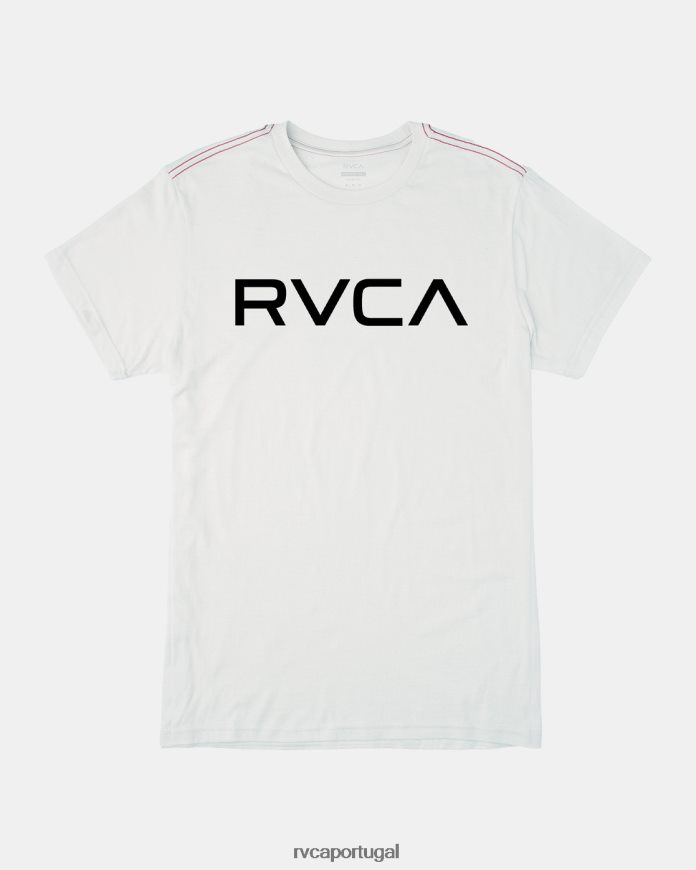 roupas RVCA Rapazes camiseta grande Branco preto N00F2H717