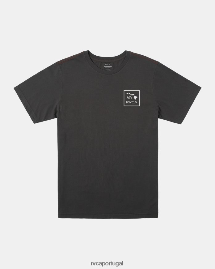roupas RVCA Rapazes camiseta havaí va barbatanas pirata preto N00F2H262