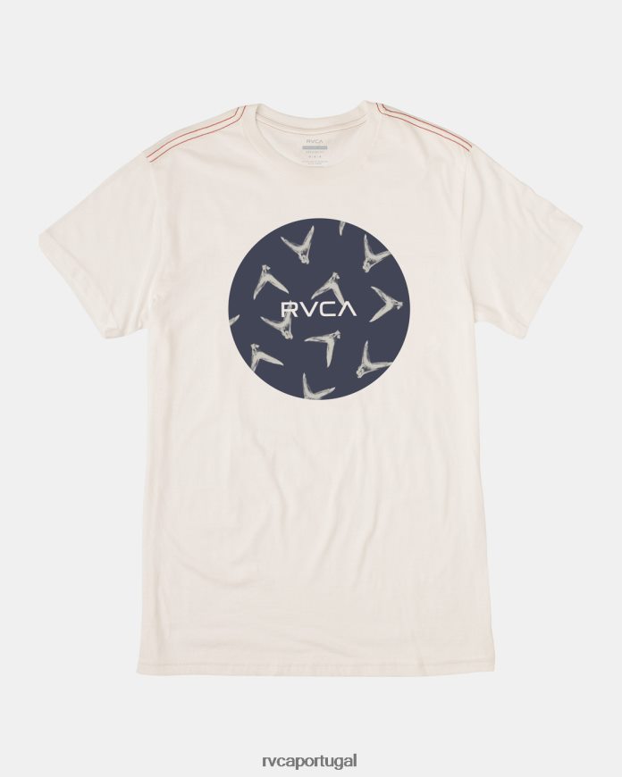 roupas RVCA Rapazes camiseta hawaii motors barbatanas branco antigo N00F2H167