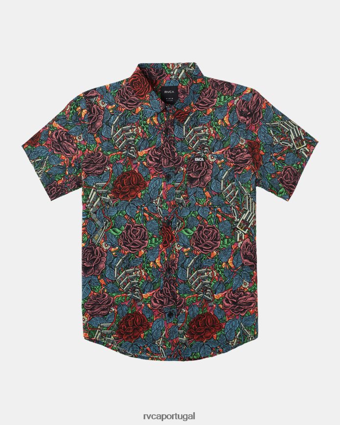 topos RVCA Rapazes camisa manga curta martin ander multi N00F2H242