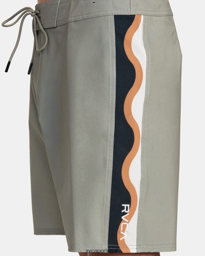 partes inferiores RVCA unissex bermuda apex 18 onda de aloe vera N00F2H1009