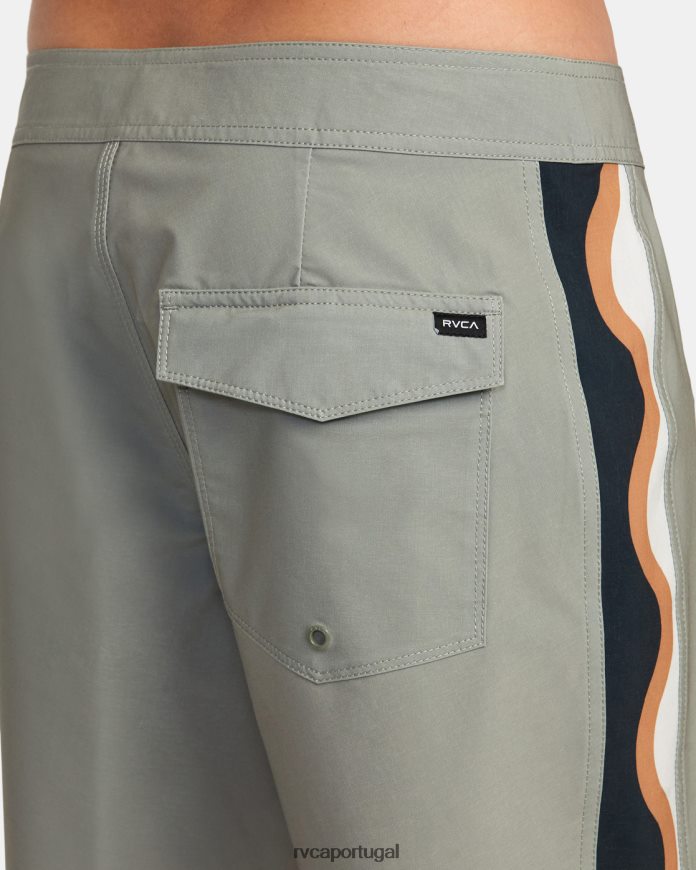 partes inferiores RVCA unissex bermuda apex 18 onda de aloe vera N00F2H1009