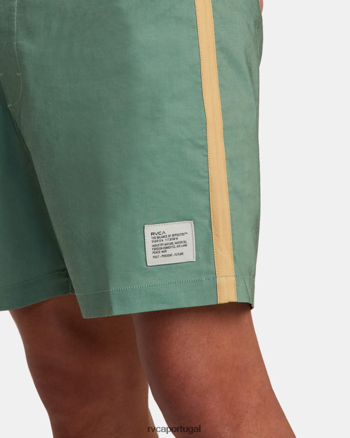 partes inferiores RVCA unissex bermuda pôr do sol 17 verde N00F2H80
