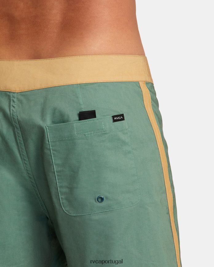 partes inferiores RVCA unissex bermuda pôr do sol 17 verde N00F2H80