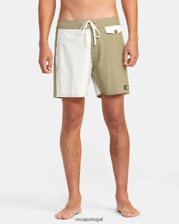 partes inferiores RVCA unissex calções de banho de cânhamo edgewood 16 babosa N00F2H1031