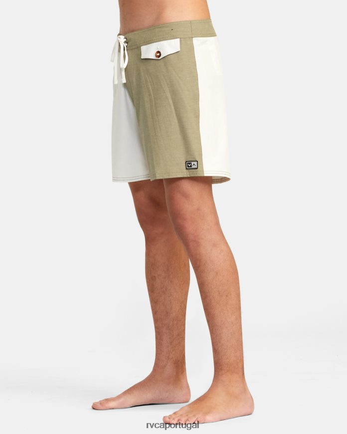 partes inferiores RVCA unissex calções de banho de cânhamo edgewood 16 babosa N00F2H1031