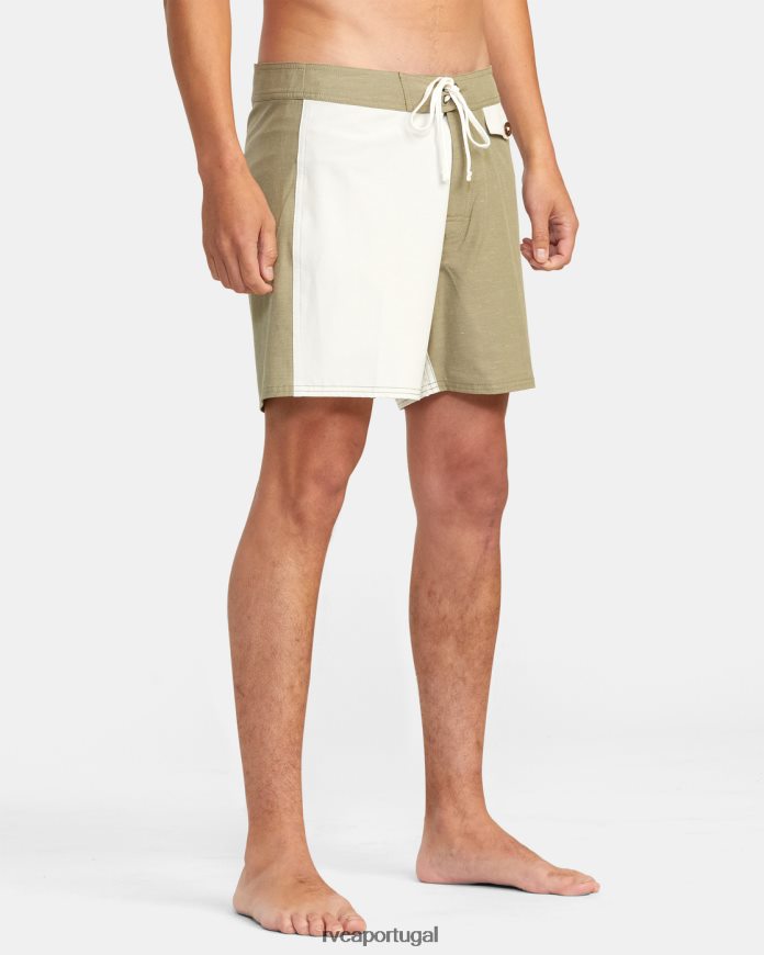 partes inferiores RVCA unissex calções de banho de cânhamo edgewood 16 babosa N00F2H1031