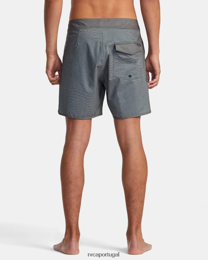 partes inferiores RVCA unissex calções de banho freeport 16 preto N00F2H326