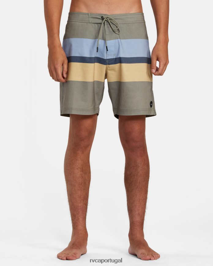 partes inferiores RVCA unissex calções de banho westport 17 babosa nova N00F2H999
