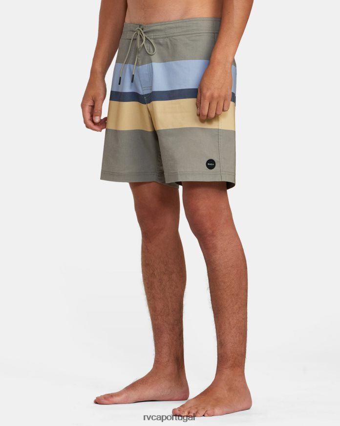 partes inferiores RVCA unissex calções de banho westport 17 babosa nova N00F2H999