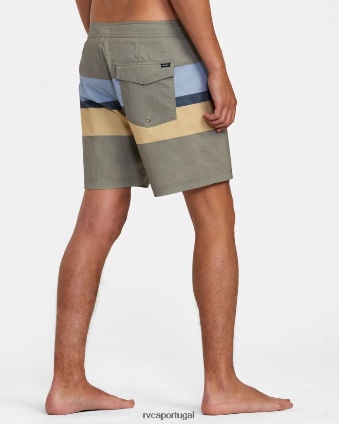 partes inferiores RVCA unissex calções de banho westport 17 babosa nova N00F2H999