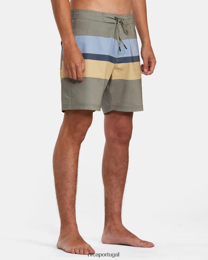 partes inferiores RVCA unissex calções de banho westport 17 babosa nova N00F2H999