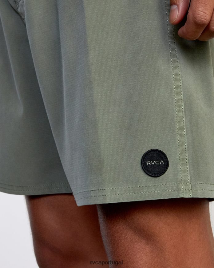 partes inferiores RVCA unissex calção de banho va pigment 18 babosa N00F2H897