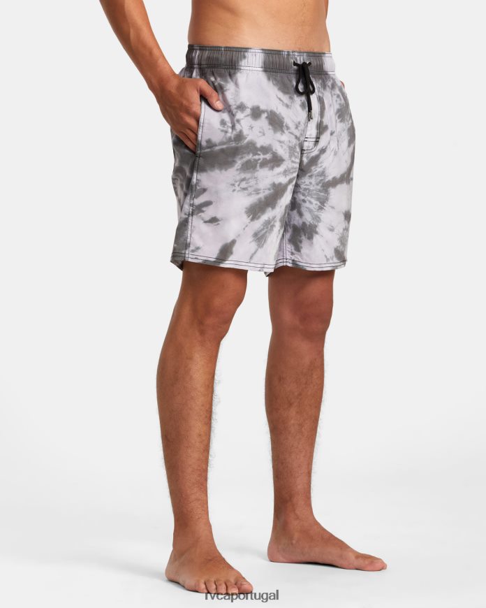 partes inferiores RVCA unissex cintura elástica maníaca preto N00F2H819