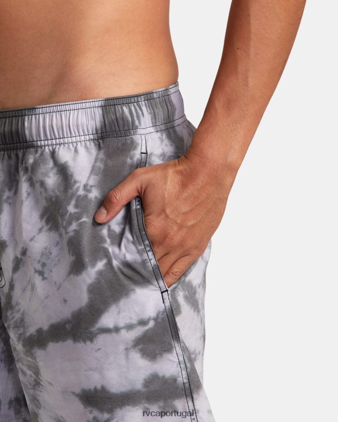 partes inferiores RVCA unissex cintura elástica maníaca preto N00F2H819