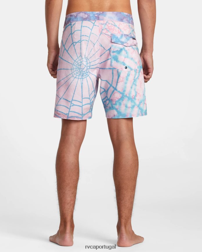 partes inferiores RVCA unissex colin sussingham calções de banho 18 Luz roxa N00F2H62