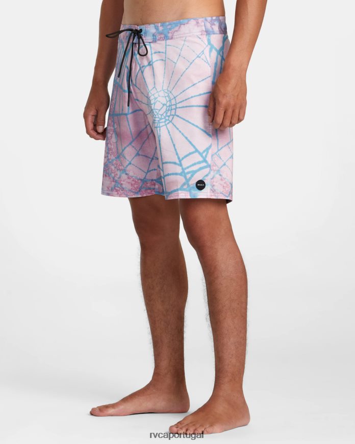 partes inferiores RVCA unissex colin sussingham calções de banho 18 Luz roxa N00F2H62