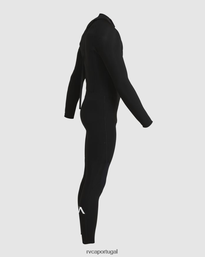 roupas RVCA unissex Fato completo com zíper traseiro 3/2 equilíbrio preto N00F2H647