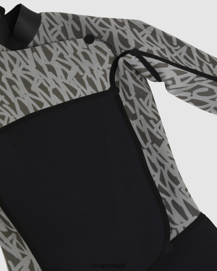roupas RVCA unissex Fato completo com zíper traseiro 3/2 equilíbrio preto N00F2H647